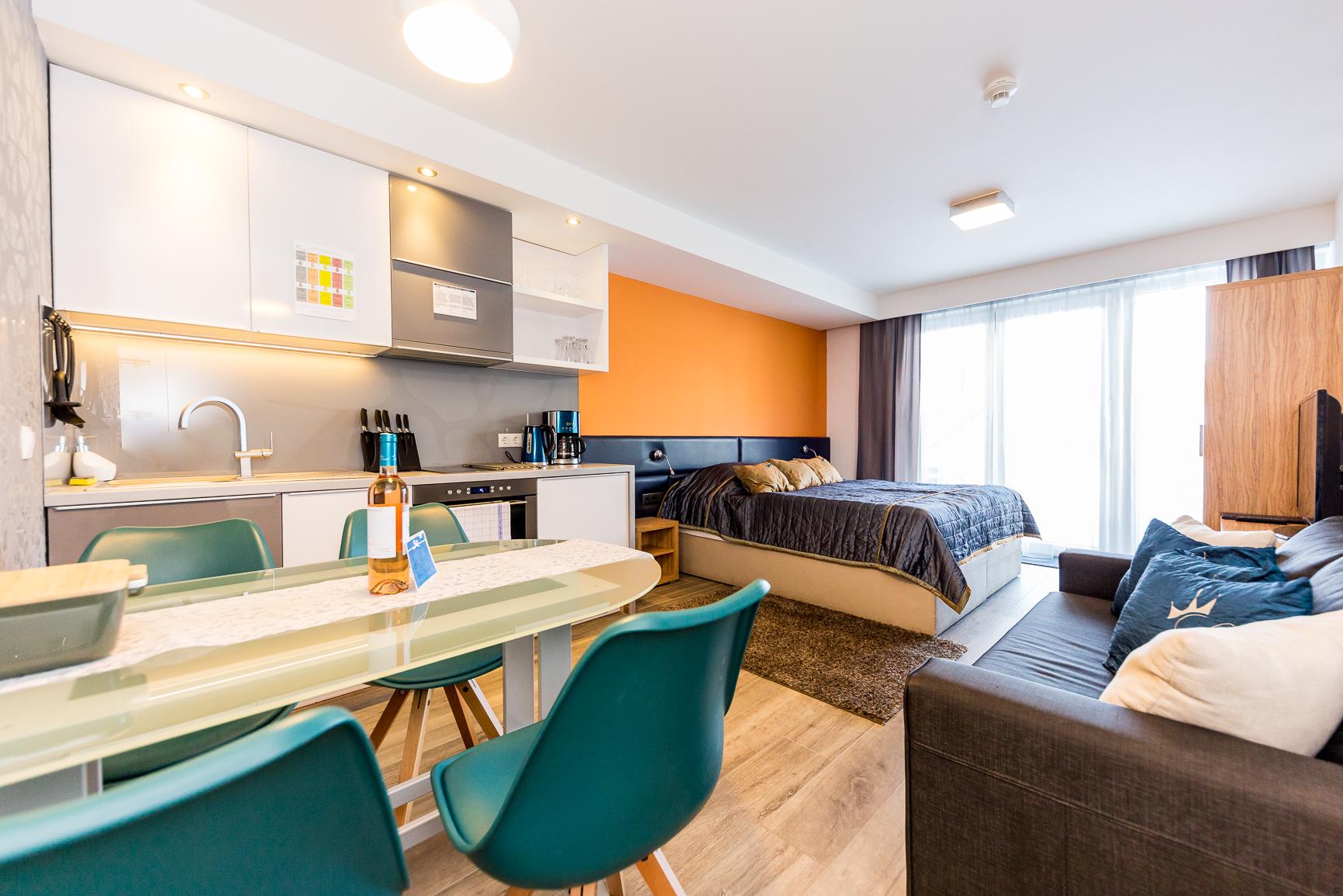 SissiPark studio apartment.